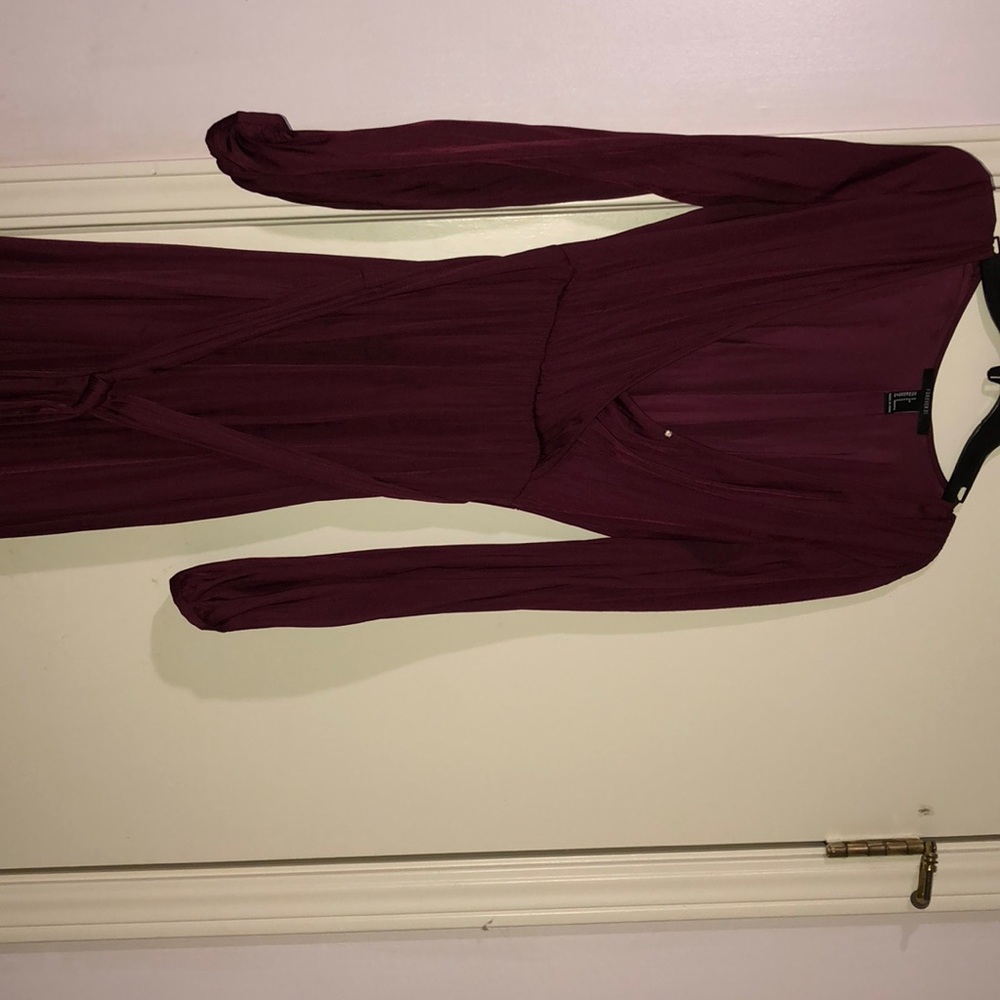 Maroon Maxi dress